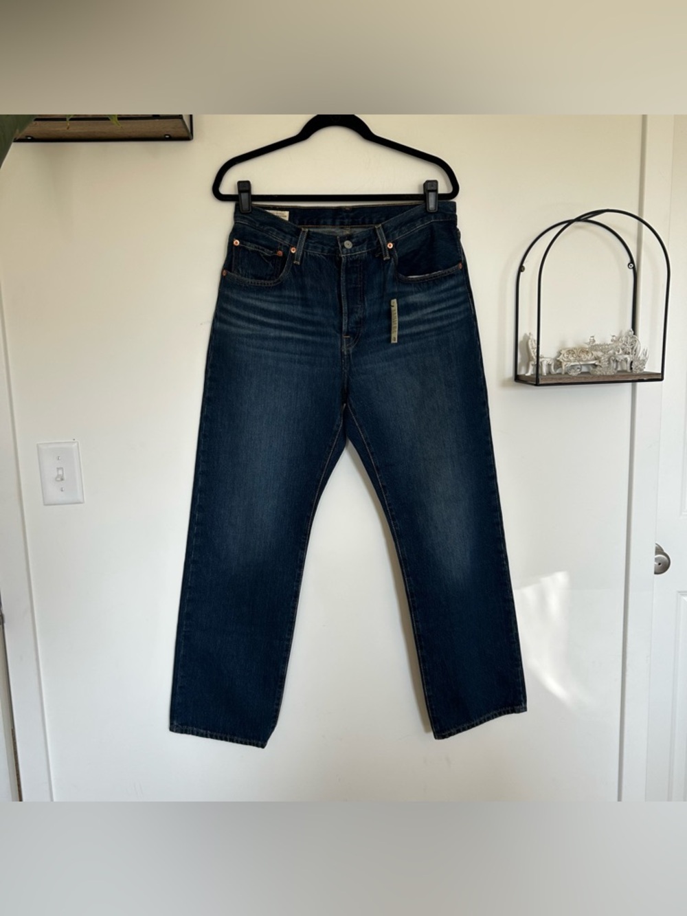 Levi's Dark Blue Straight Leg Jeans